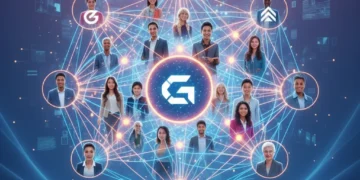 Diverse community members engaging online, representing strong brand loyalty and digital connection.