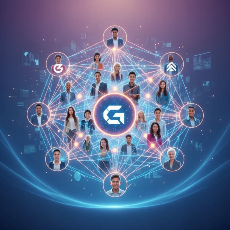 Diverse community members engaging online, representing strong brand loyalty and digital connection.