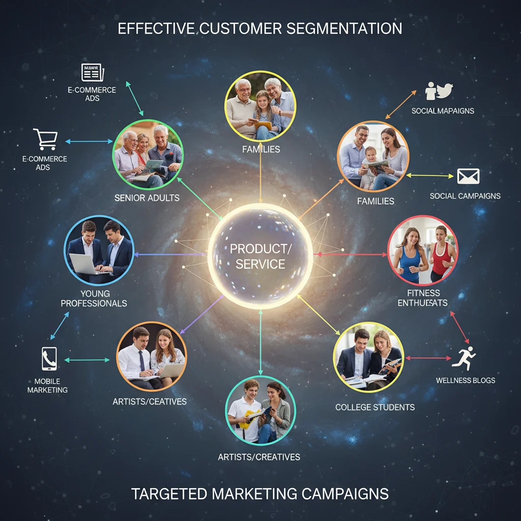 Customer segmentation and targeted marketing for startup growth.