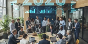 Diverse professionals collaborating, symbolizing effective DEI strategies for US employers by 2026.