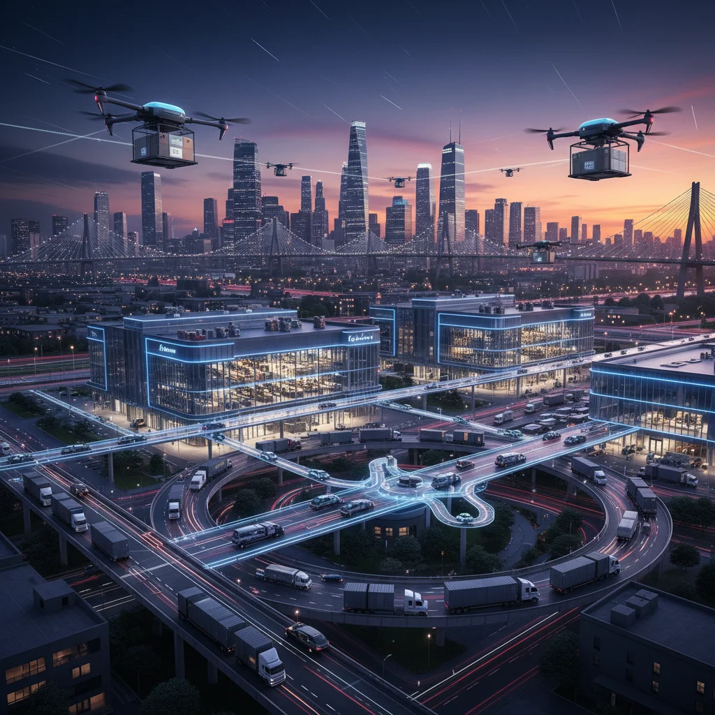 Logistics and Transportation in the US: 2026 Strategies for Optimizing Delivery Networks