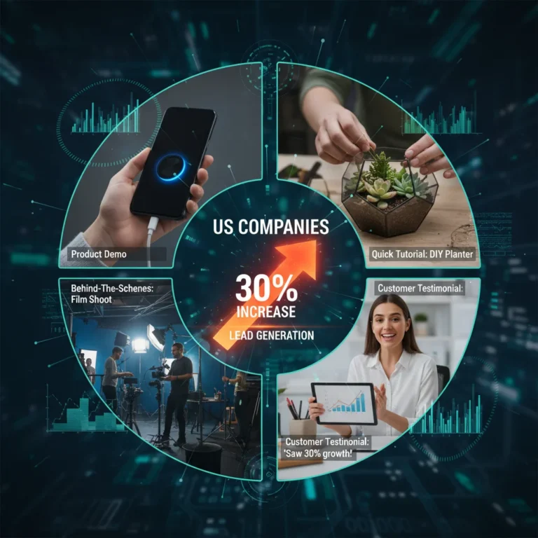 Short-form video marketing tactics increasing leads for US companies