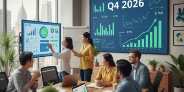 Diverse startup team collaborating, symbolizing rapid growth and strategic planning towards 100 employees by Q4 2026.