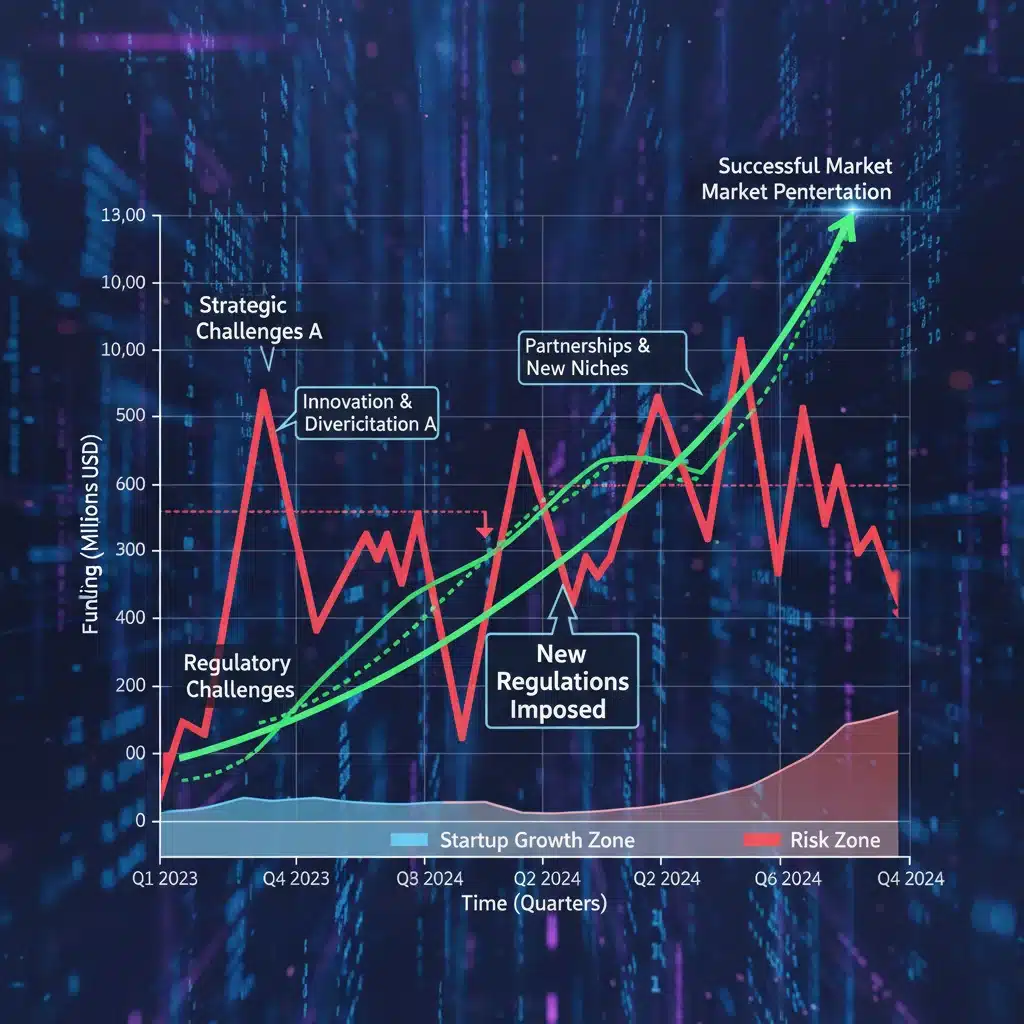Chart depicting funding and market access trends influenced by 2026 regulations